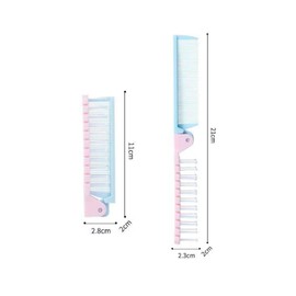 Refa Brush, High Quality Comb, Scalp Massage, Smooth, Luster, Tangle-Free, For Improving Hair Quality, Gift (Blue + Pink + Blue Pink)