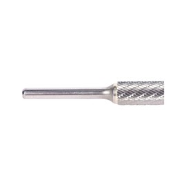 Drill America SA-3A Carbide Burr/Rotary File Cylindrical Double Cut for Die Grinder 3/8" Dia. x 1" Cut Length with 1/4" Shank and 2-3/4" Overall Length, DUL Series