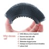 Dexano Cepillo De Esponja Corporal De Silicón, Exfoliante Corporal Negro