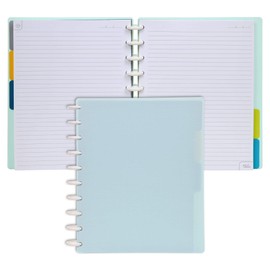 Talia Discbound Notebooks, Planner, Customizable, (Summer Blue, Midsize (7.5in x 9.75in))