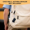 LJHYSD Asthma Inhaler Holder – Lightweight PU Leather Inhaler Case