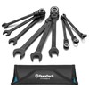 DURATECH 9-Piece Flex-Head Ratcheting Wrench Set, Combination Wrench Set, 72