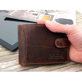 ekavale Wallet 5503, brown, ID pocket