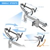 Clamp-on Fishing Rod Holder Boat Mount Rod Holder Bridge Railing