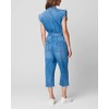 [BLANKNYC] Womens Sleeveless Denim Jumpsuit With Self Belt, Comfortable &