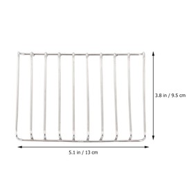 Cabilock 1 Piece Stainless Steel Soap Dish Soap Dish Single Layer Drain Soap Dish Metal Soap Holder Soap Saver Soap Holder Made of Metal Stainless Steel White Container PVC