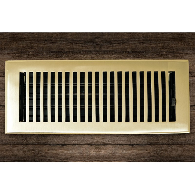 Madelyn Carter 2 x 12 Cast Brass Contemporary Vent Cover