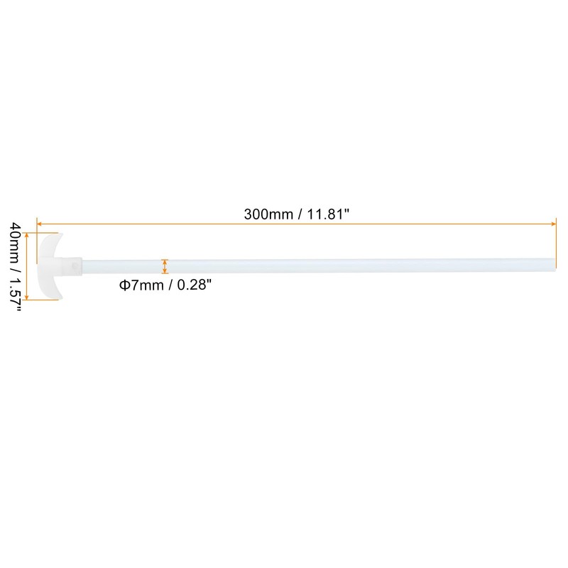 QUARKZMAN PTFE Electric Stirring Rod 300 x 40 mm Length
