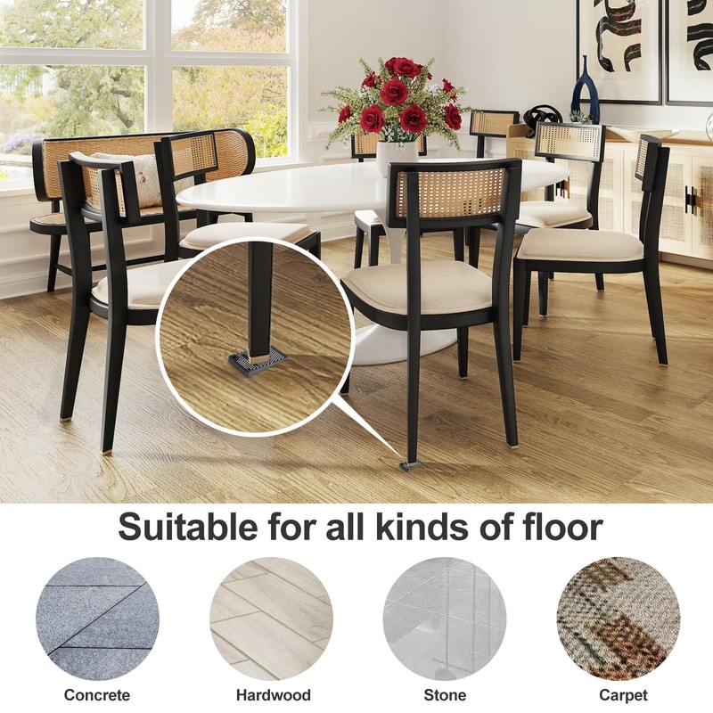 Furniture Levelers Pads,20 Pack Flexible Rubber Table Leveling Shims for