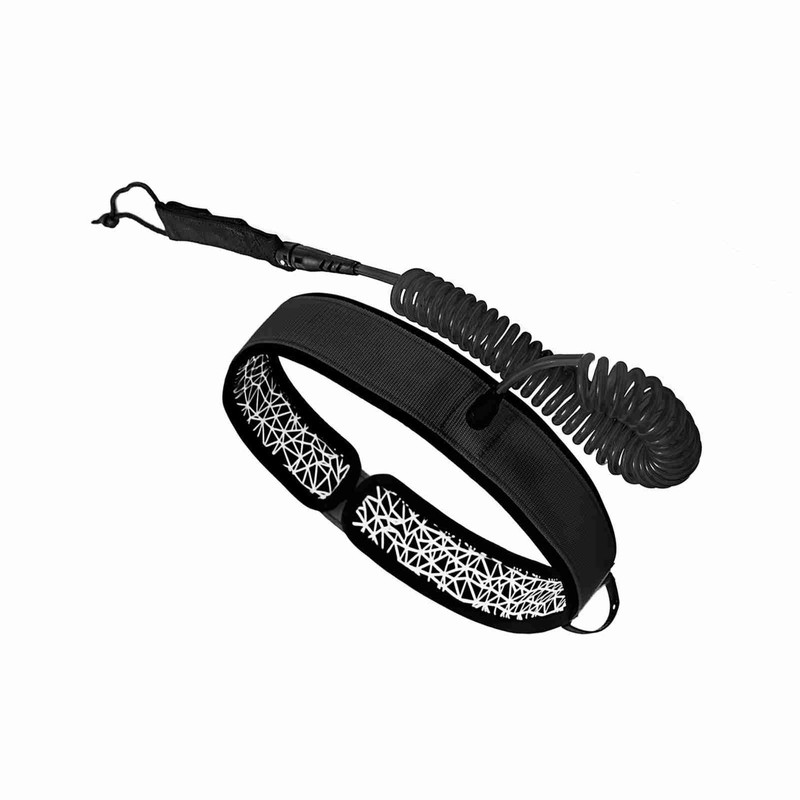 Surfboard Waist Leash 7mm Thick 10ft Coiled Surf Board Leash