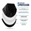 100 Cubrebocas Kn95 Mascarillas Negro Ambos Lados Certificad