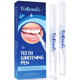 VieBeauti Teeth Whitening Pen (2 Pcs), White Smile, Mint Flavor