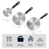 ACTIV CUISINE 7.9 Inch Heat Diffuser for Glass Cooktop, Stainless