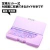 Kutsuwa Pittanton Pencil Case, Double Lid, Coral Pink, CH203CP