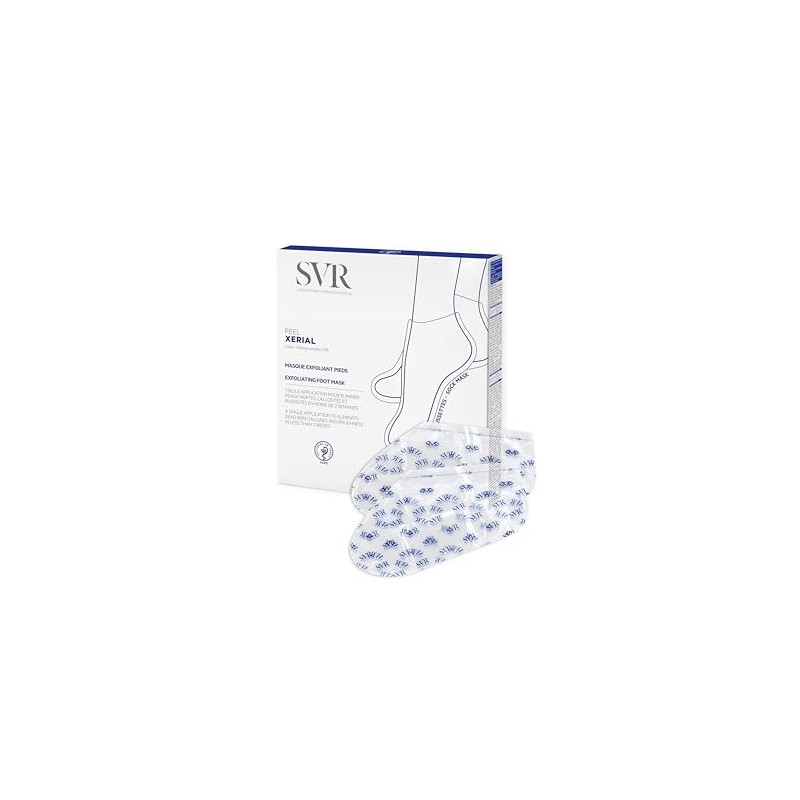 SVR Xerial Mascarilla para Pies Efecto Peeling para Piel Seca,