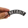 Detroit Patch - 4x1 inch. Embroidered Iron on Patch