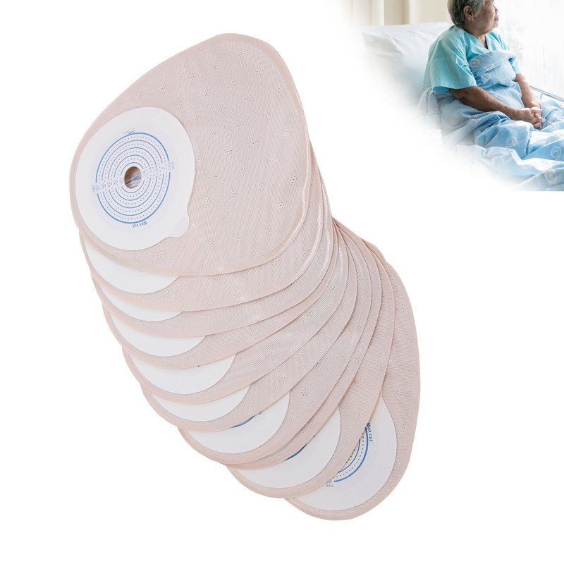 10pcs OnePiece Disposable Colostomy Bags Ostomy Ileostomy Stoma Ostomy Supplies