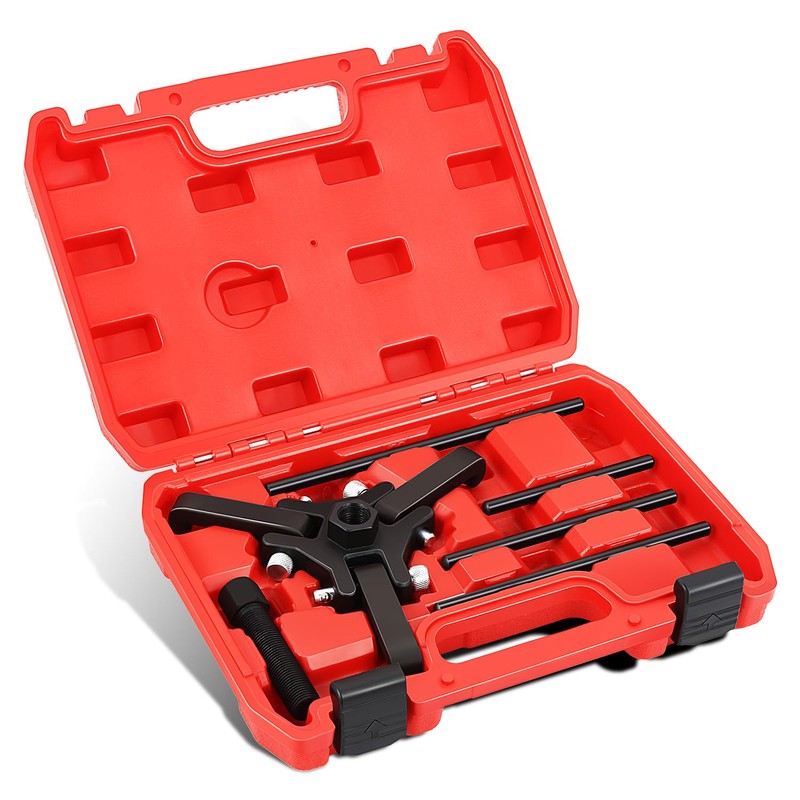 DNA MOTORING Harmonic Balancer Pulley Puller 6-pcs Set 3-Jaw Puller