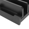Vertical Laptop Stand Holder Adjustable Width Dual Slots Laptop Holder