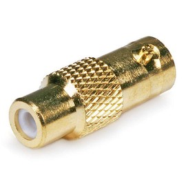 Monoprice 104126 BNC Female to RCA Female Adaptor, Gold Plated