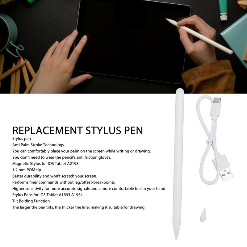 Active Stylus Pen for IOS Tablet 2018 A1893 A1954 2019