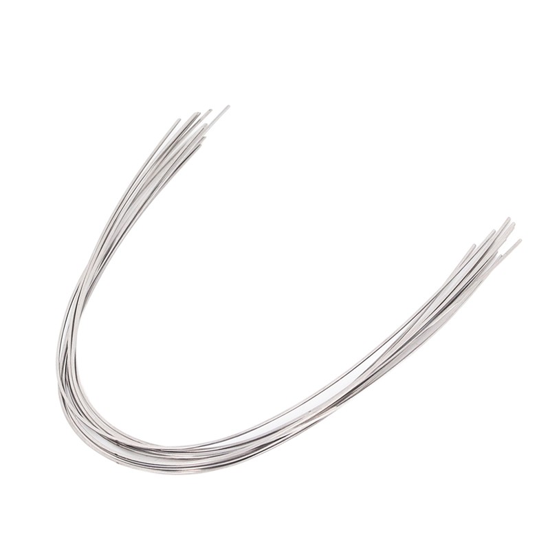 50pcs Orthodontic Rectangular Arch Wire Stainless Steel Elastic Orthodontic Arch