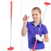 33inch Mini Rubber Head Golf Putters Kids Golf Putter Steel