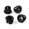 Uenhoy 30 Pcs Opened Snap Bushing 1/2" Mounting Dia Nylon