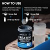 Venture Pal Micronized Creatine Monohydrate Powder 5000mg 60 Servings Unflavored
