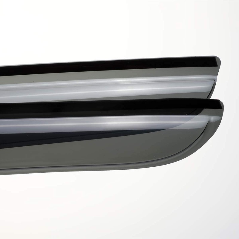 Kucaruce 92153 Original Side Window Wind Deflector,2pcs Outside Mount Tape-On