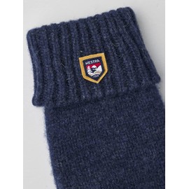 Hestra Lana Wool Mitt Liner, Wool Liner for Shell Mittens - Navy - 11
