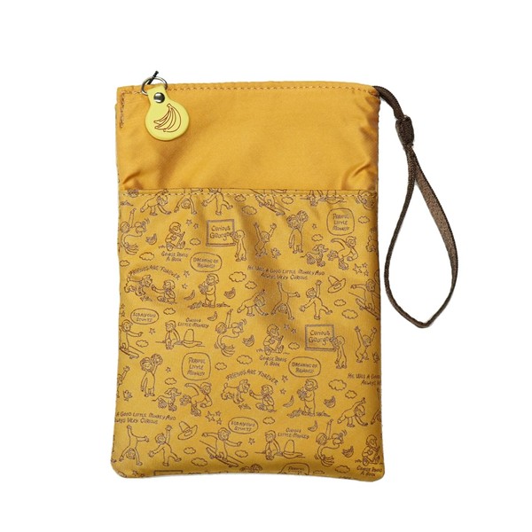 Curious George UND49161H Line Art Pattern, Mango Orange, Sacoche, UND49161H