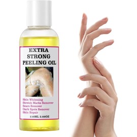 Yellow Peeling Oil For Dark Skin - Natural Formula Exfoliating Peels Solution, Exfoliating Peeling Solution For Body, Hand, Feet And Face All Skin Type