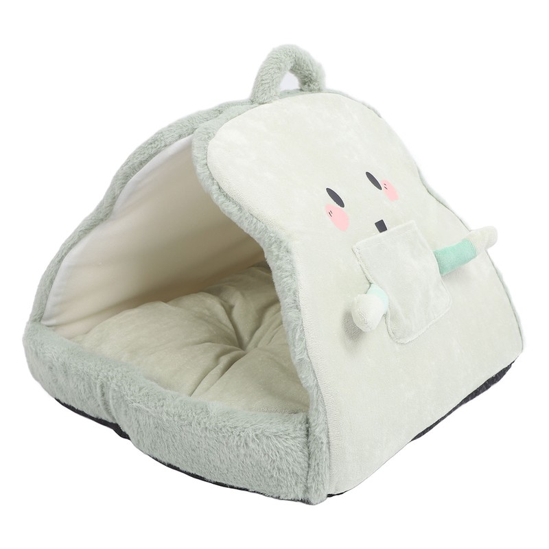 Pet Tent Cave Bed Soft Comfortable Breathable Warm Cat Bed