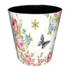 Scakbyer Wastebasket, 10L/2.64 Gallon PU Leather Decorative Trash Can Waterproof