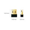 Adaptador Bluetooth 5.0 Compatible con Windows 11/10/8.1/8/Win 7/XP, para PC,