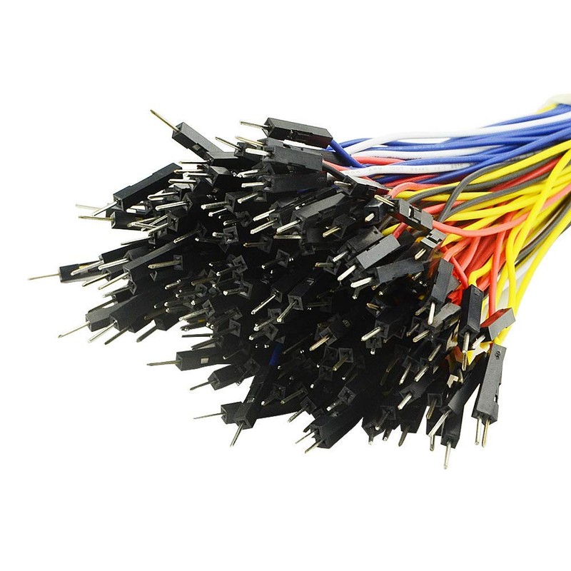 BGTXINGI 150pcs 5 Colors 1 Pin 2.54mm Female to Male