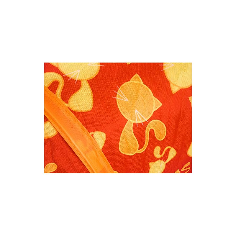 Catkins by Petface Cat Crinkle Tunnel Cat Toy, Orange