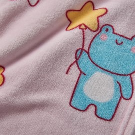 Catherine Lansfield Kids Forever Together Cosy Fleece 130x170cm Blanket Throw Pastel