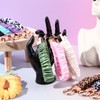 Sylixonae Cute Scrunchie Keychain Wristlet for Women & Men -