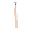 Outanaya Lash Tweezers for Eyelash Extensions Curved and Straight Tip