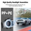 LitMiRaCle Dodge Challenger Headlights Bulbs, LED Headlamps Air Inserts Assembly