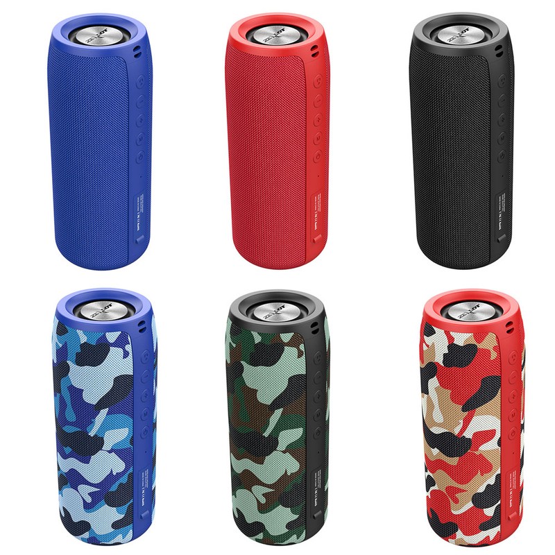 ZEALOT S51 Red Portable Bluetooth Speaker Outdoor 10W TWS Connection