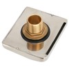 Waterfall Tub Nozzle G1/2 Male Thread Stainless Steel Wall Mounted