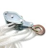 DBM IMPORTS 2 Ton/4000 Lbs Poly Rope Hoist Pulley Wheel