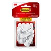 Command Utility Hooks Value Pack, Small, White, 6 Wall Hooks