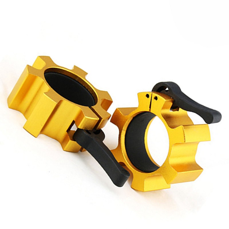 2PCS 50mm Barbell Collar Lock Aluminum Alloy Quick Release Locks