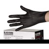Rhino Heavy Duty Nitrile Powder Free Gloves XL Black Pk100