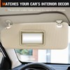 Sun Visor for 2011-2016 Chevy Cruze, Left Driver Side Beige