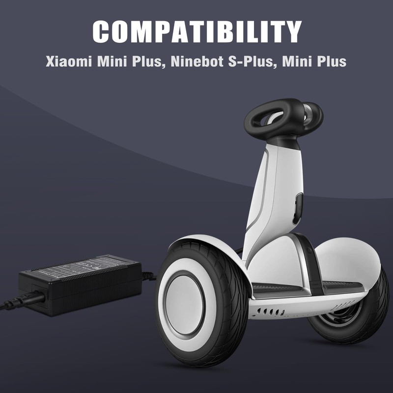 58.8V 1.2A Charger Replacement for Ninebot S-Plus/S Plus/Mini Plus/Mini-Plus